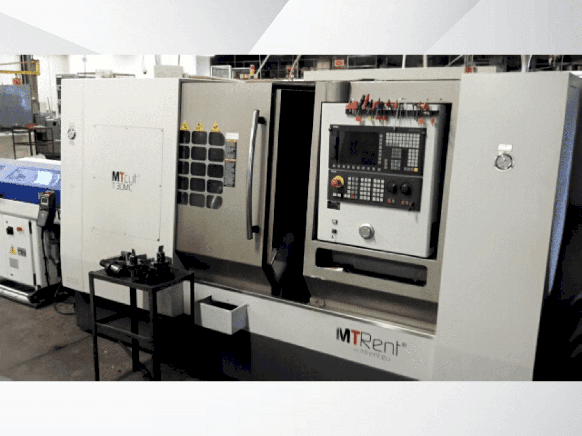 Front view of MTRent T30MC  machine