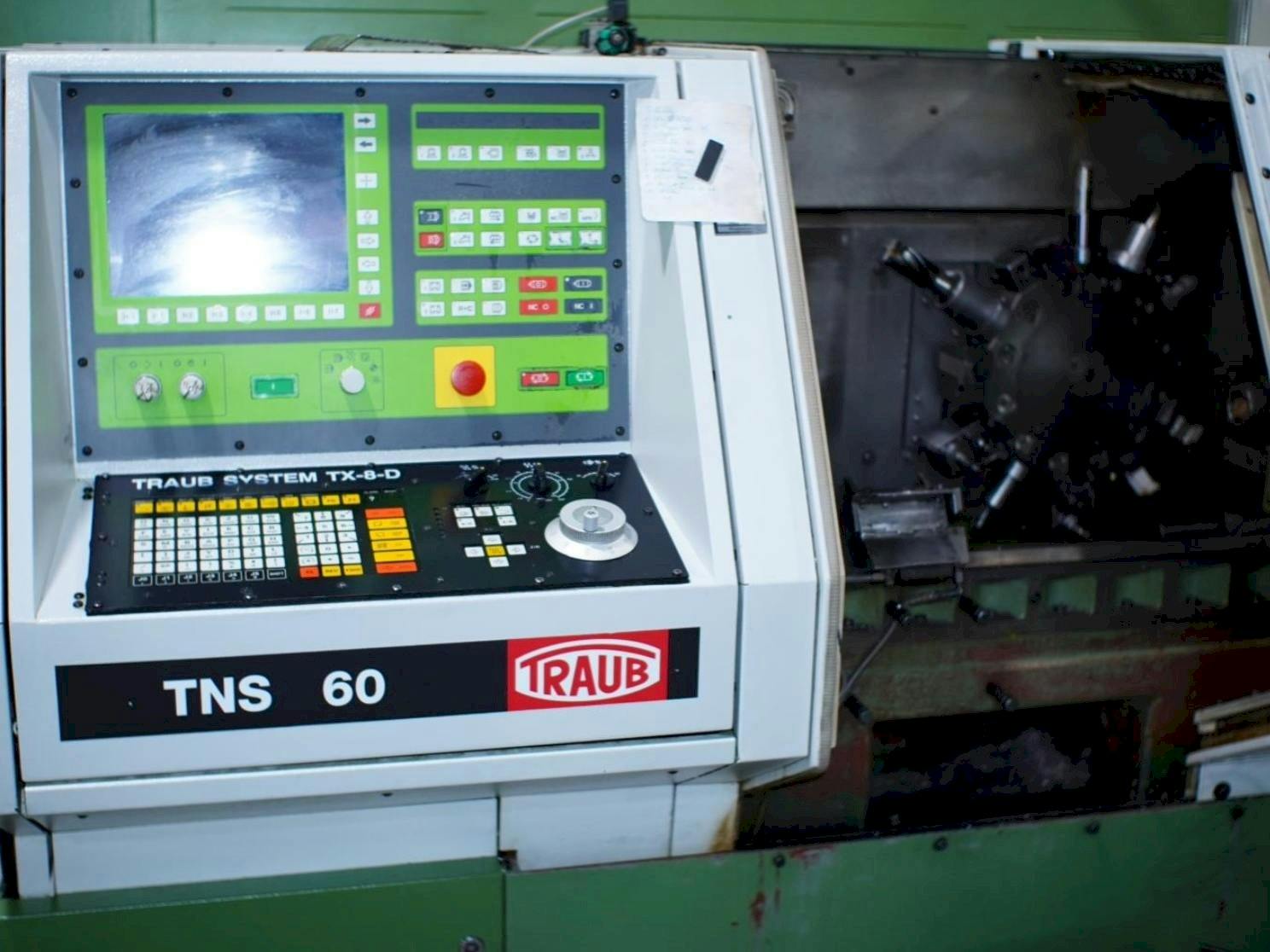 Front view of TRAUB TNS 60  machine