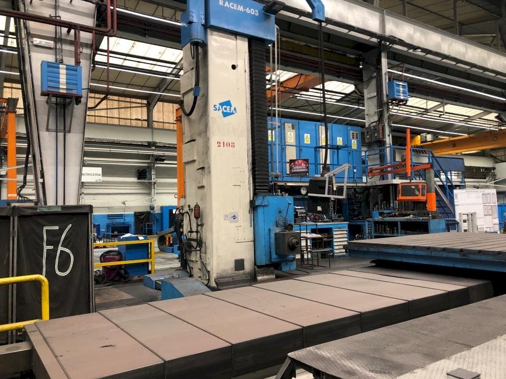 Front view of Sacem Racem-603 machine