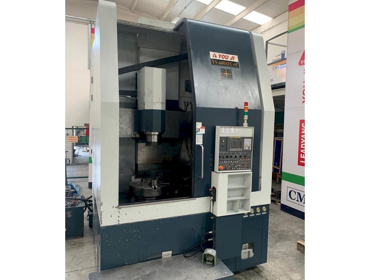 Front view of YOU JI Yv 600ATC+C machine