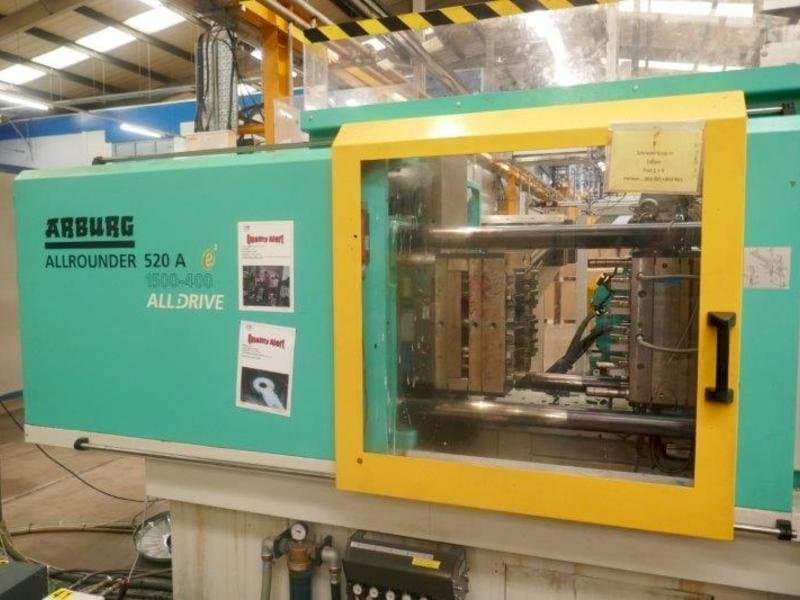 Front view of Arburg Allrounder 520 A 1500-400 machine