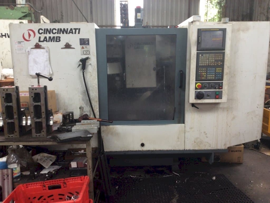 Front view of Cincinnati Lamb VCnC 760 machine