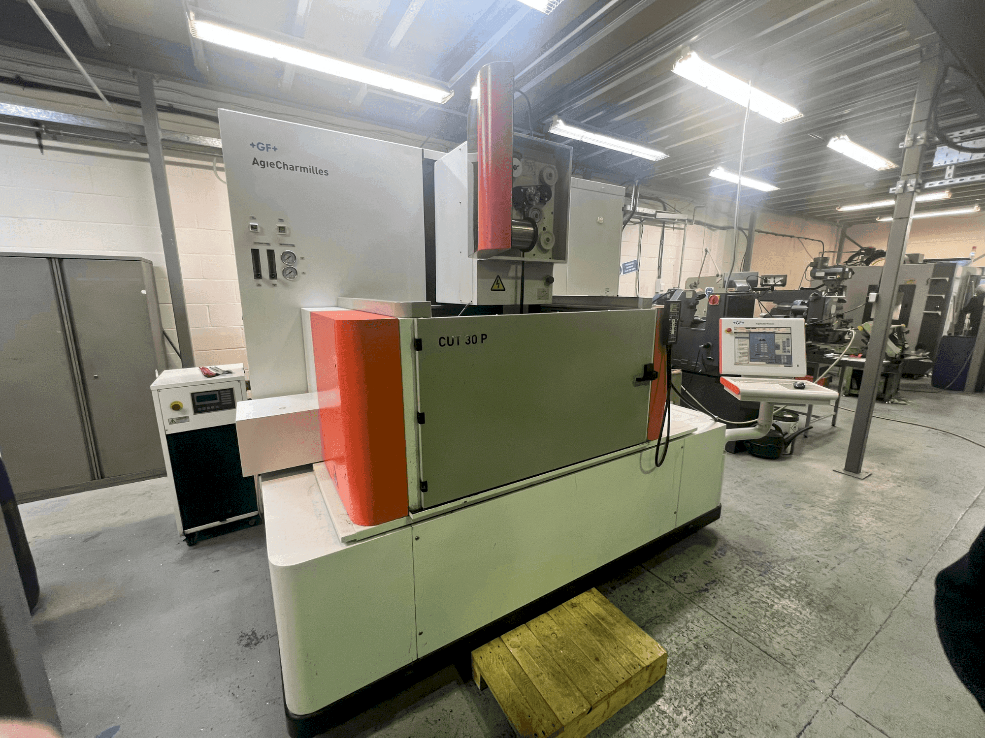 Front view of AgieCharmilles CUT 30P  machine