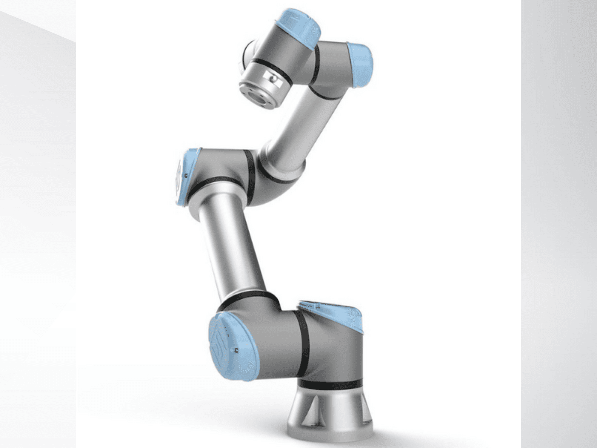 Front view of Universal Robots UR-3e  machine