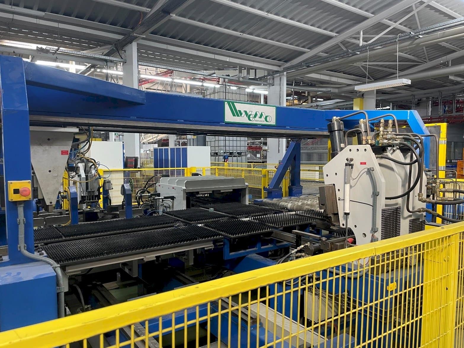 Front view of WEMO Punching-Bending-System  machine