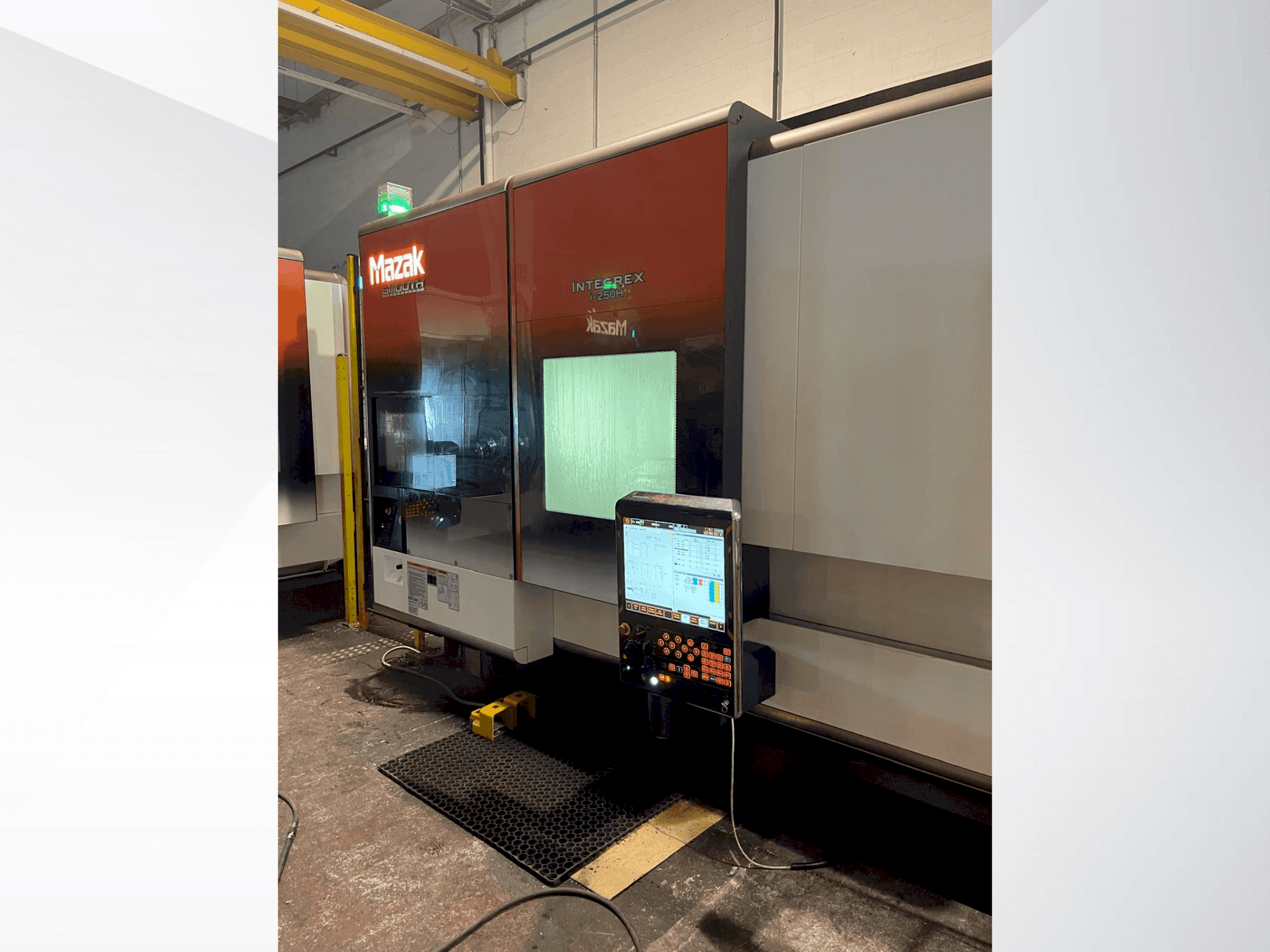 Front view of Mazak Integrex i-250H machine