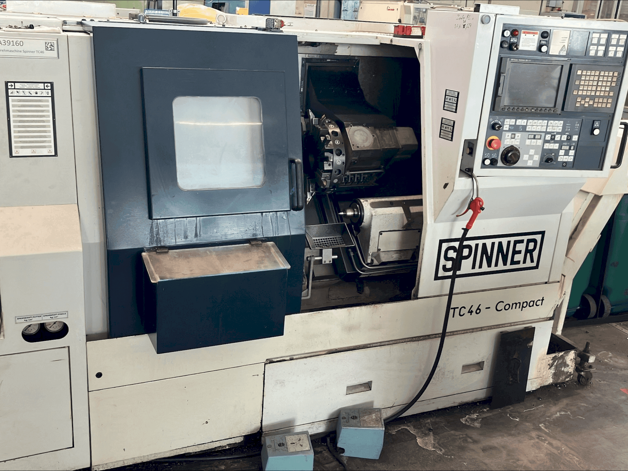 Front view of SPINNER TC46-COMPACT machine