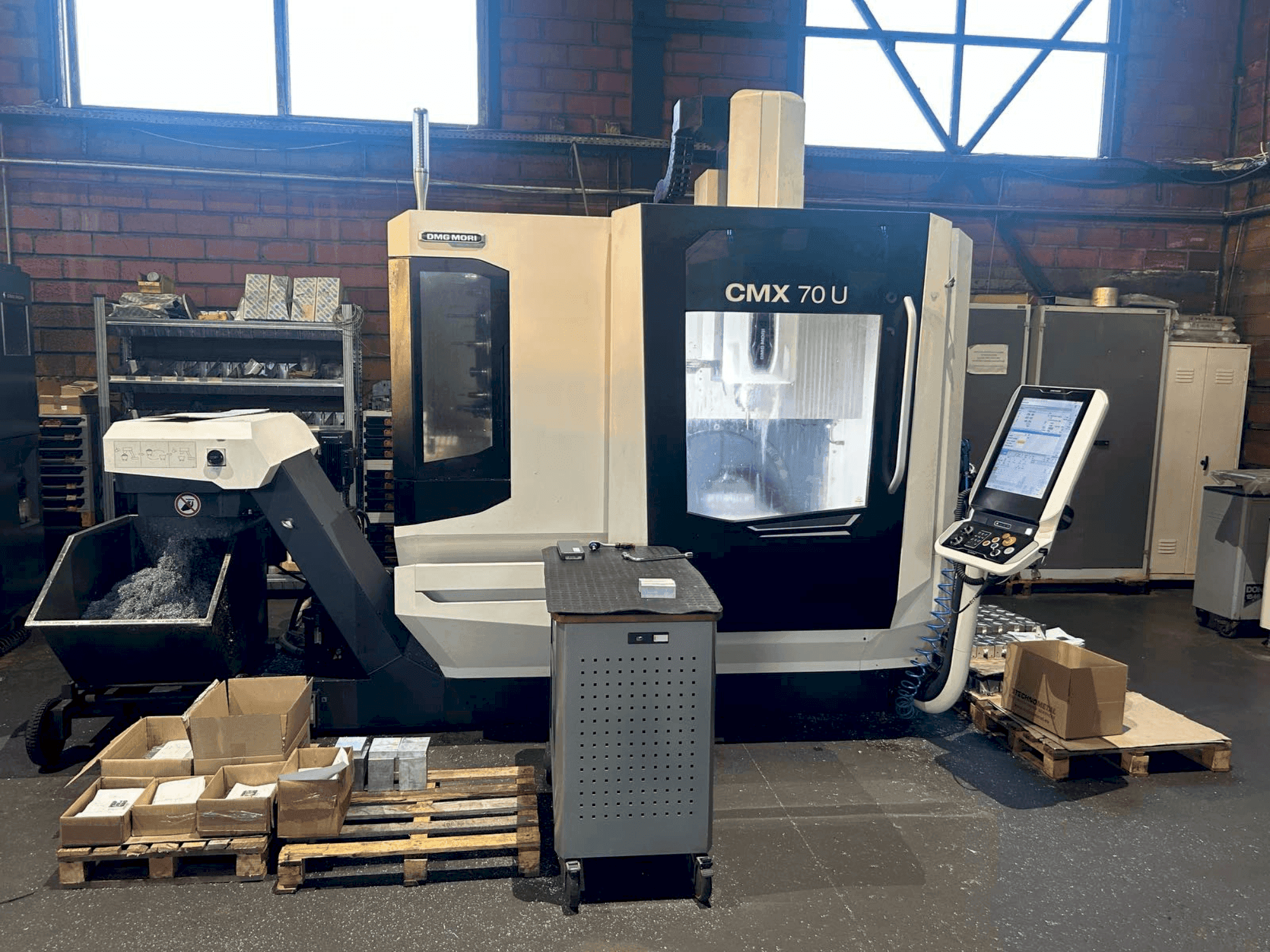 Front view of DMG MORI CMX 70U (2022)  machine
