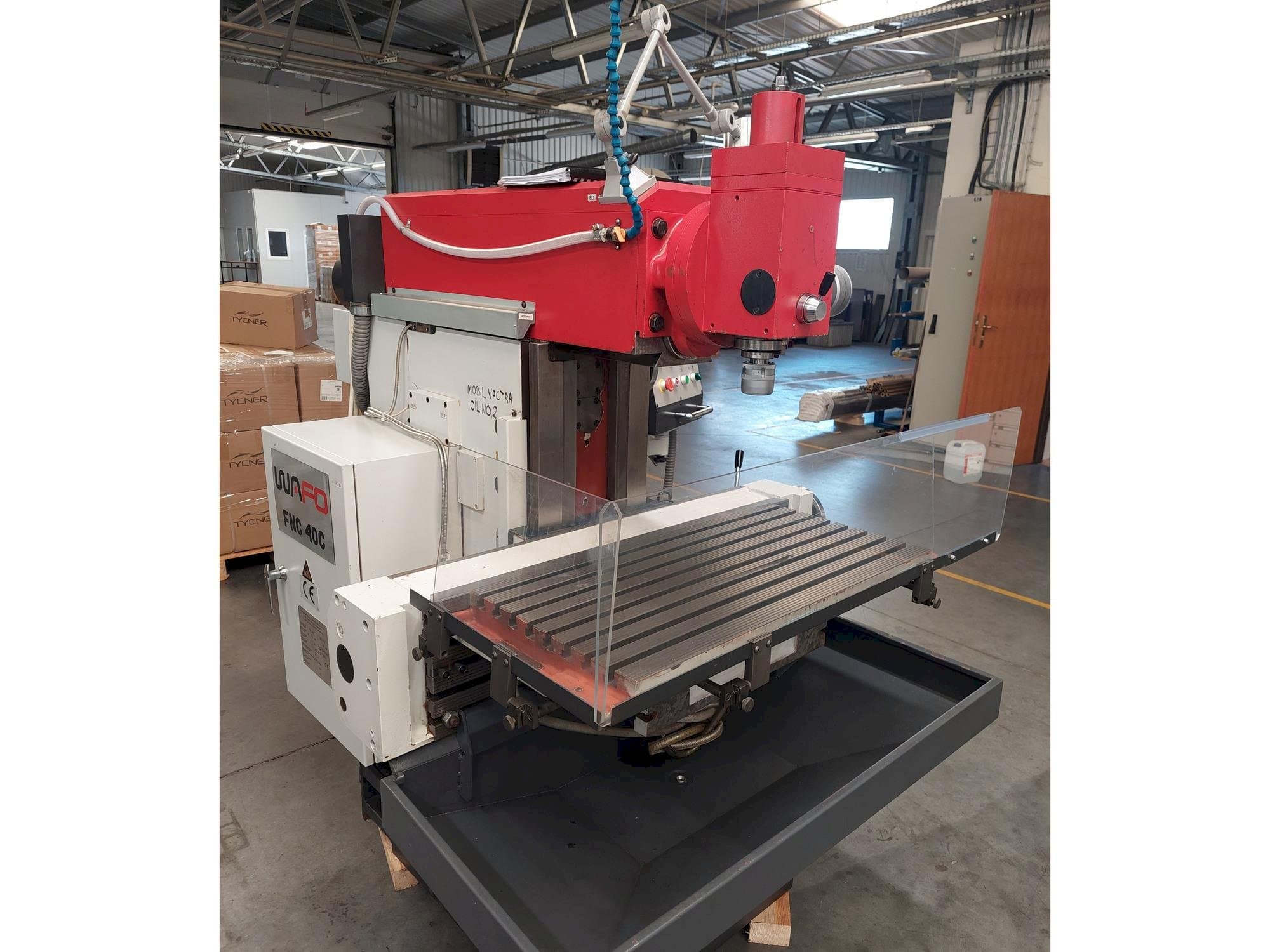 Front view of WAFO FNC 40C machine