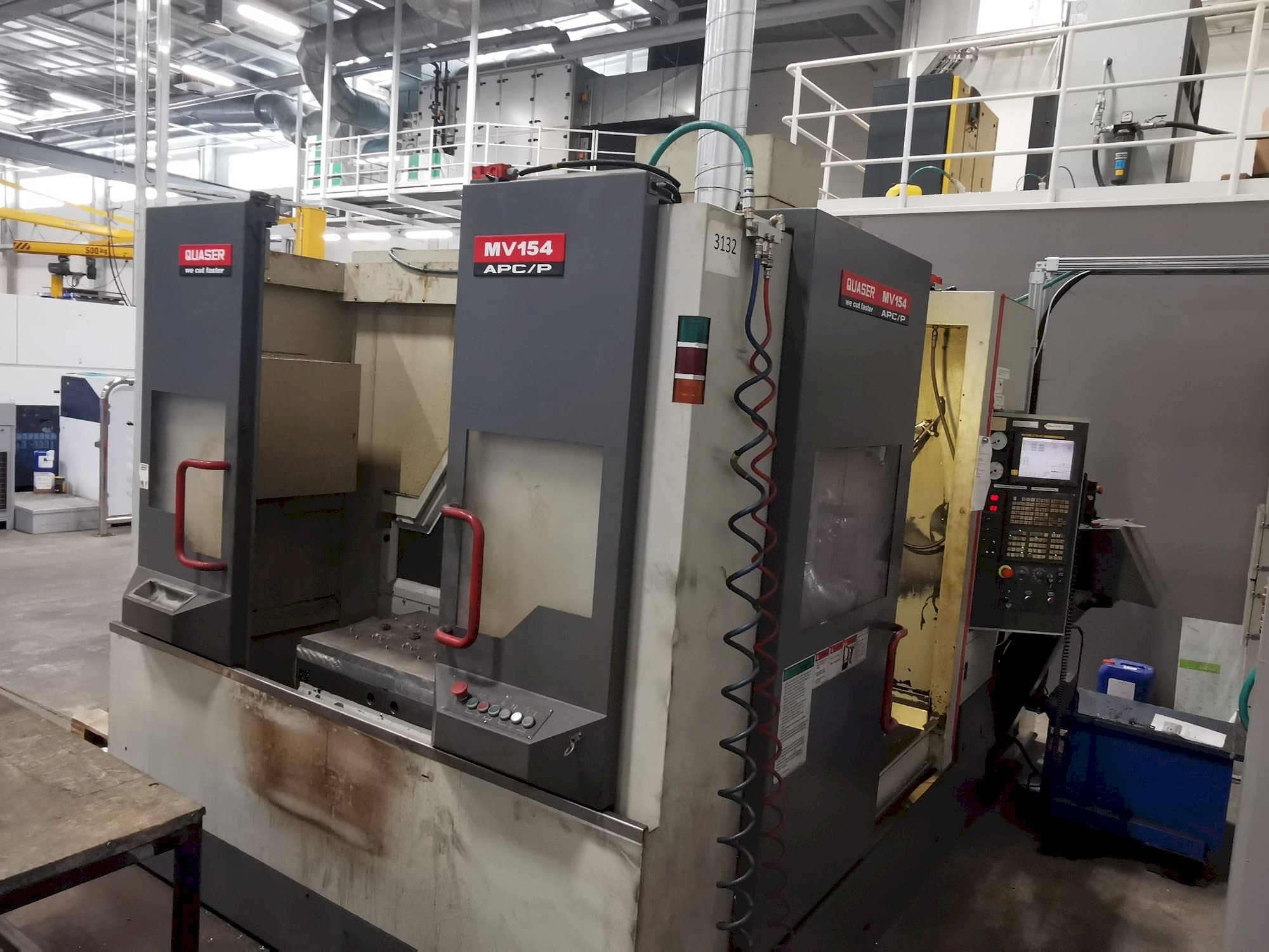 Front view of Quaser MV154APC/P12 machine