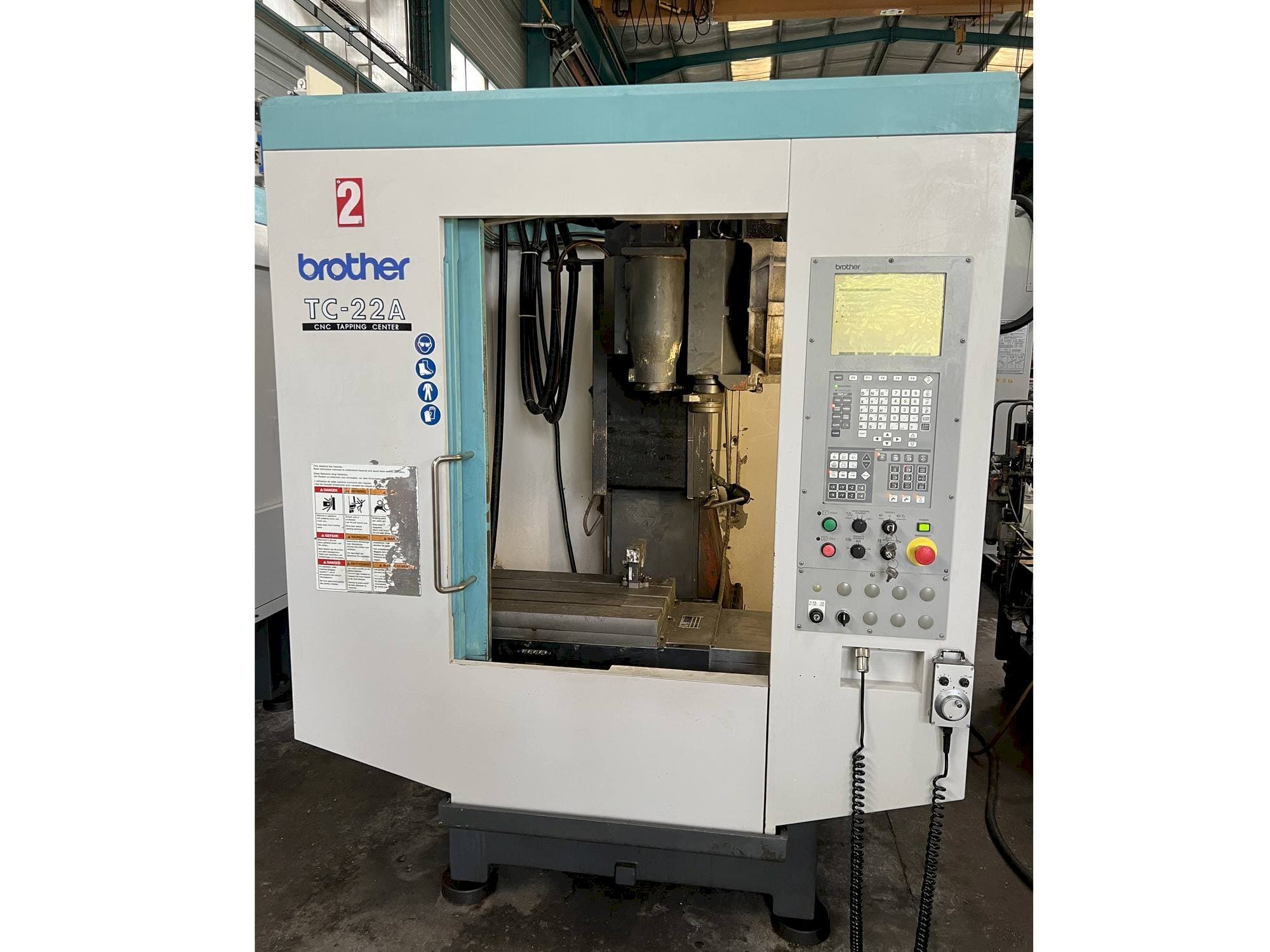 Front view of Brother TC-22A  machine