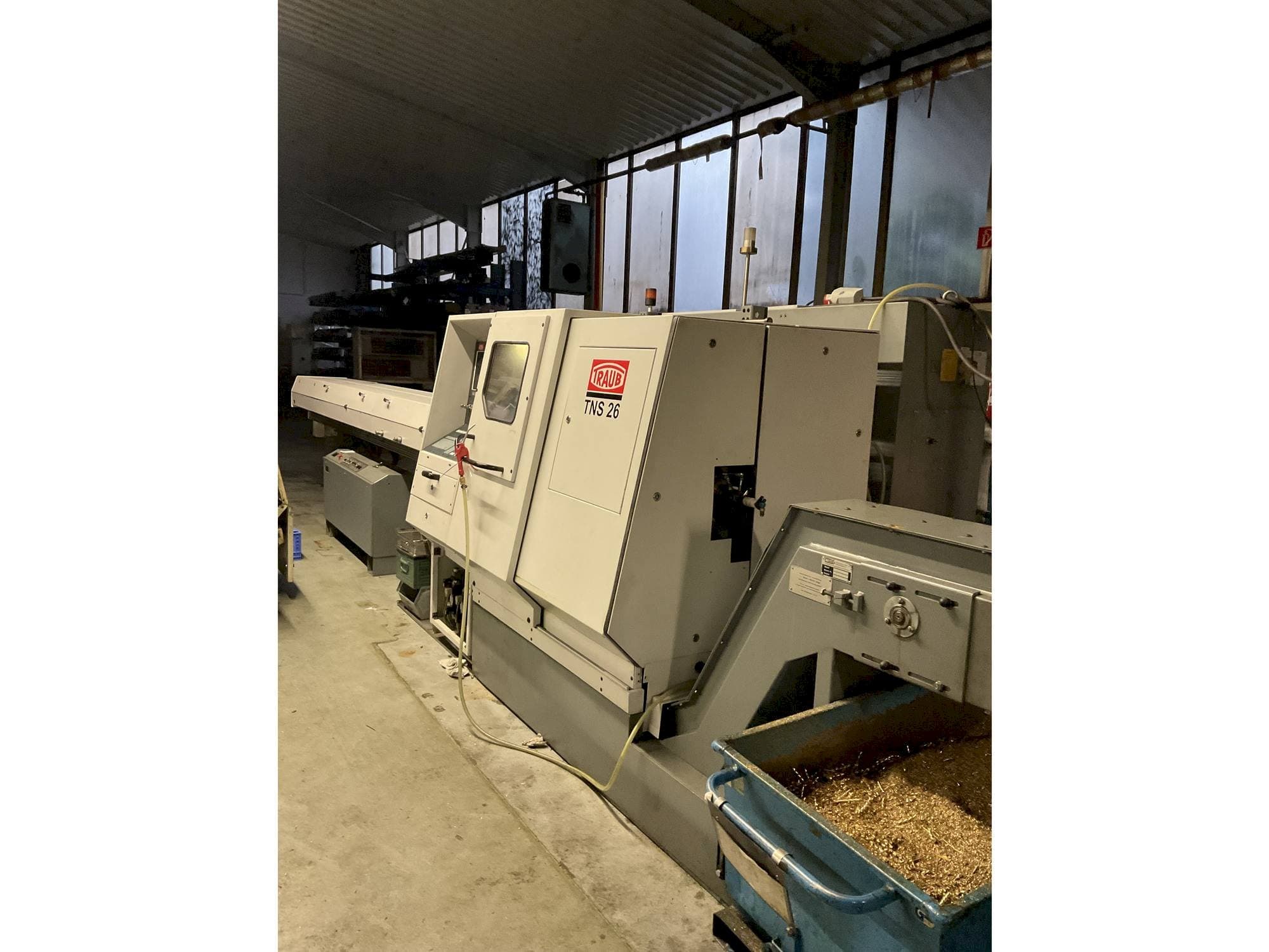 Front view of TRAUB TNS 26 DGY machine