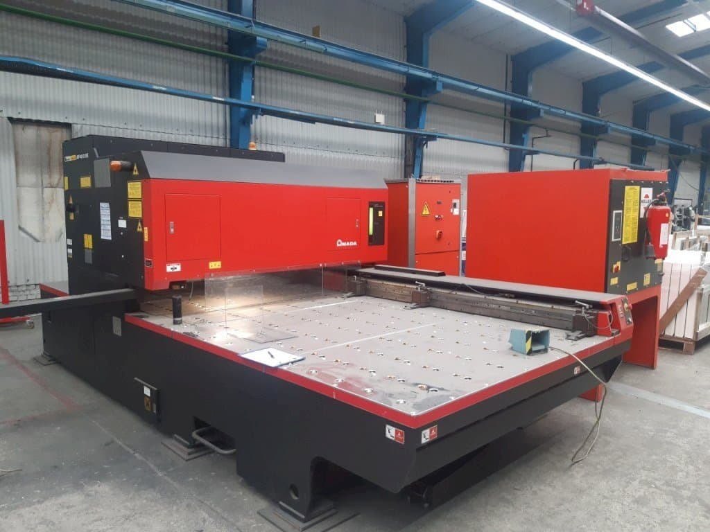Front view of AMADA LC 2415 Alpha III machine