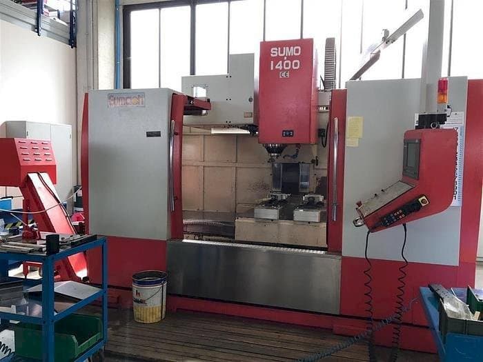 Front view of Eumach SUMO 1400 machine