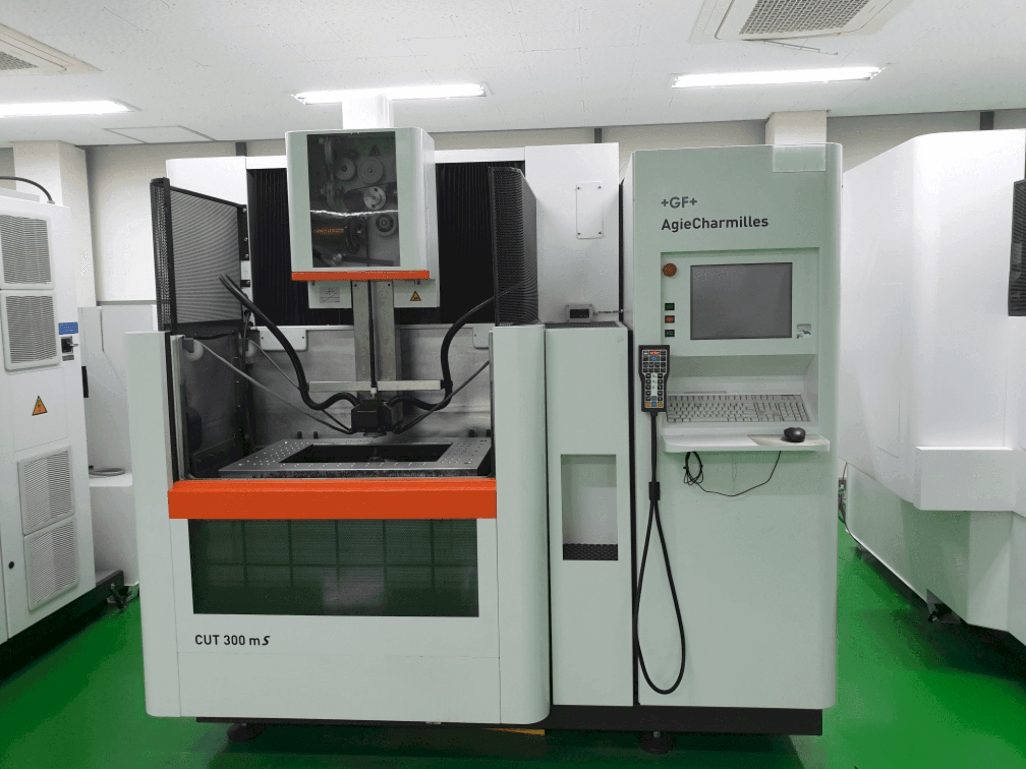 Front view of AgieCharmilles CUT 300MS  machine