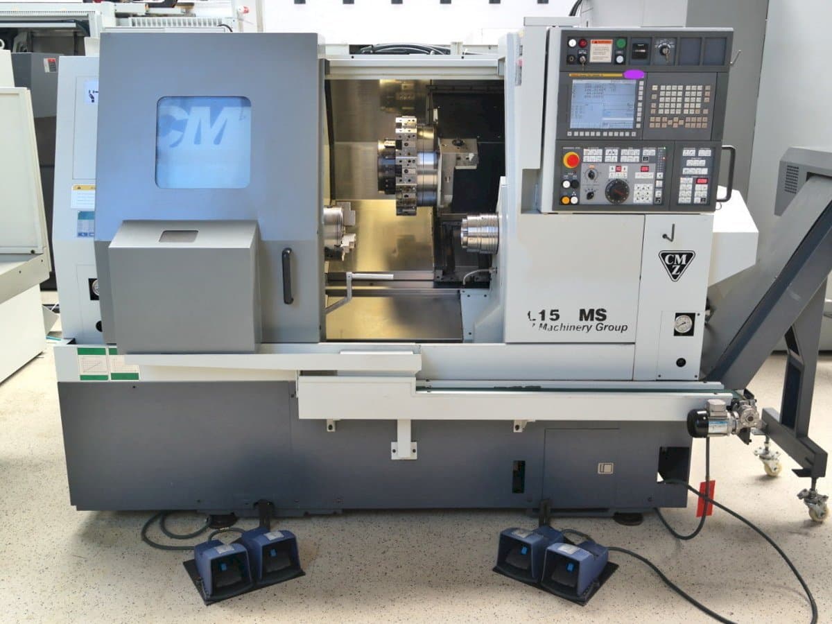 Front view of CMZ TL 15 SMC machine