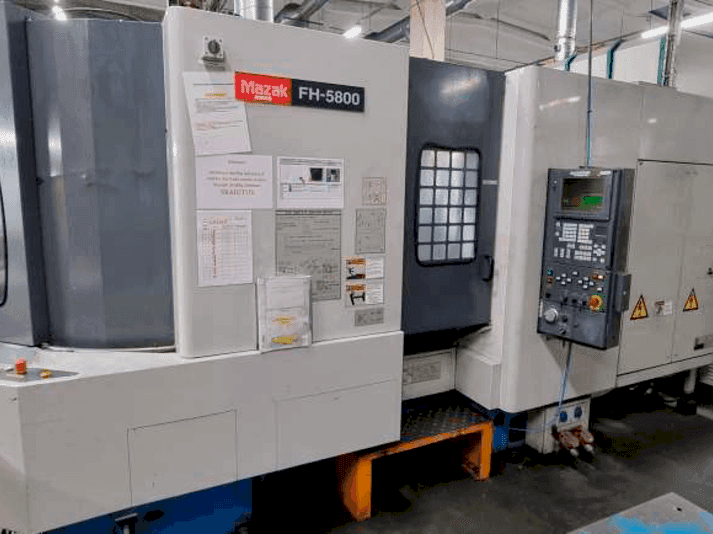 Front view of Mazak FH 5800 machine