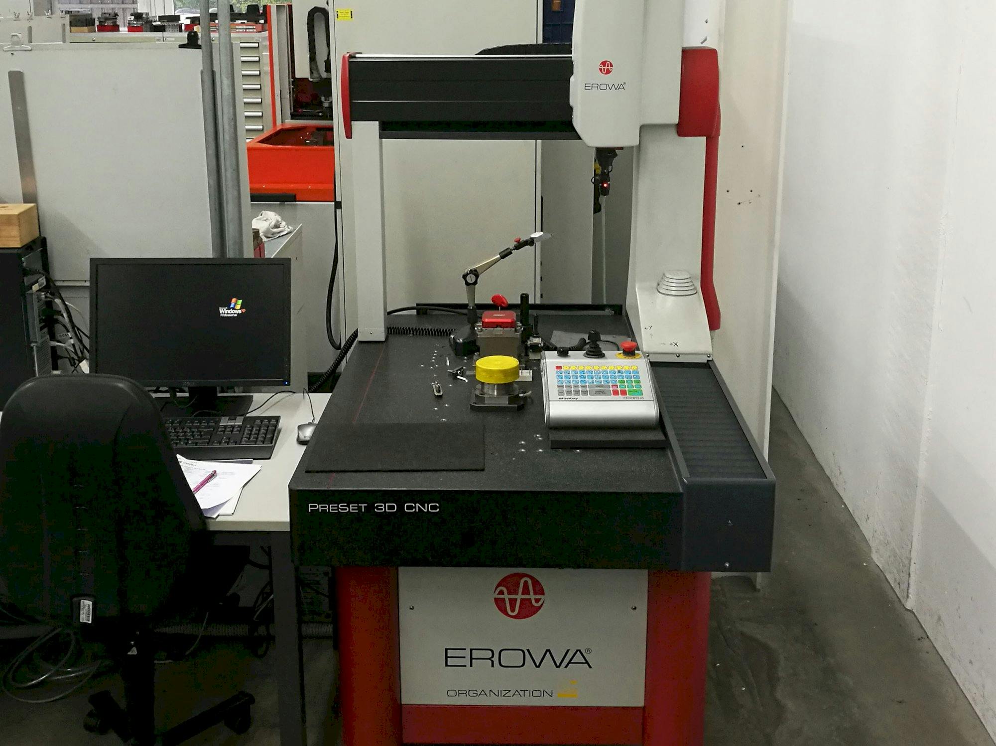 Front view of EROWA PreSet 3D CNC Machine