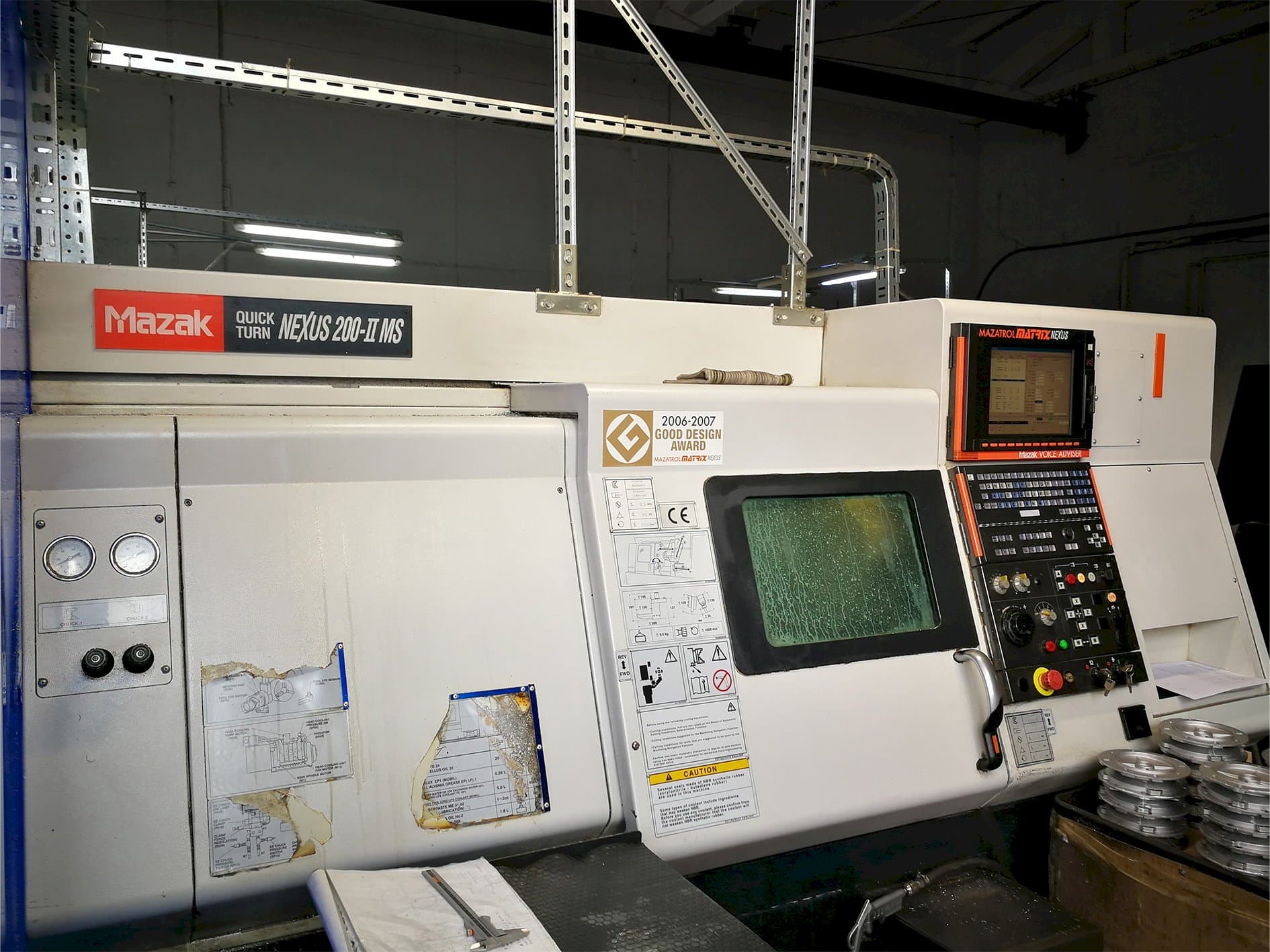 Front view of Mazak Quick Turn Nexus 250-II MS machine