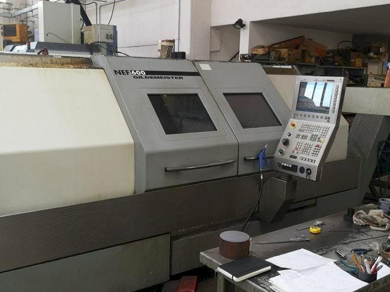 Front view of Gildemeister NEF 600 machine