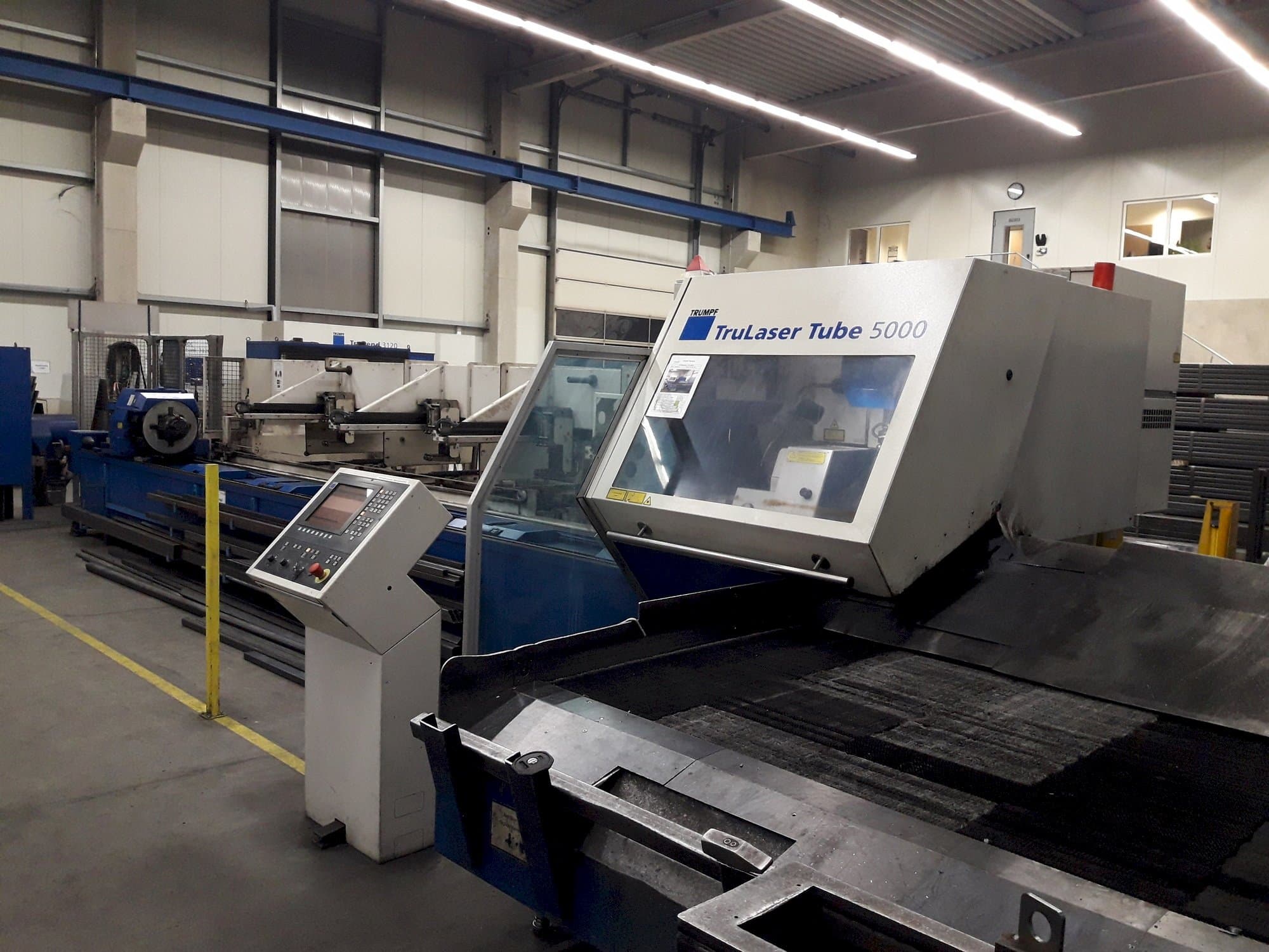 Front view of Trumpf TruLaser Tube 5000  machine