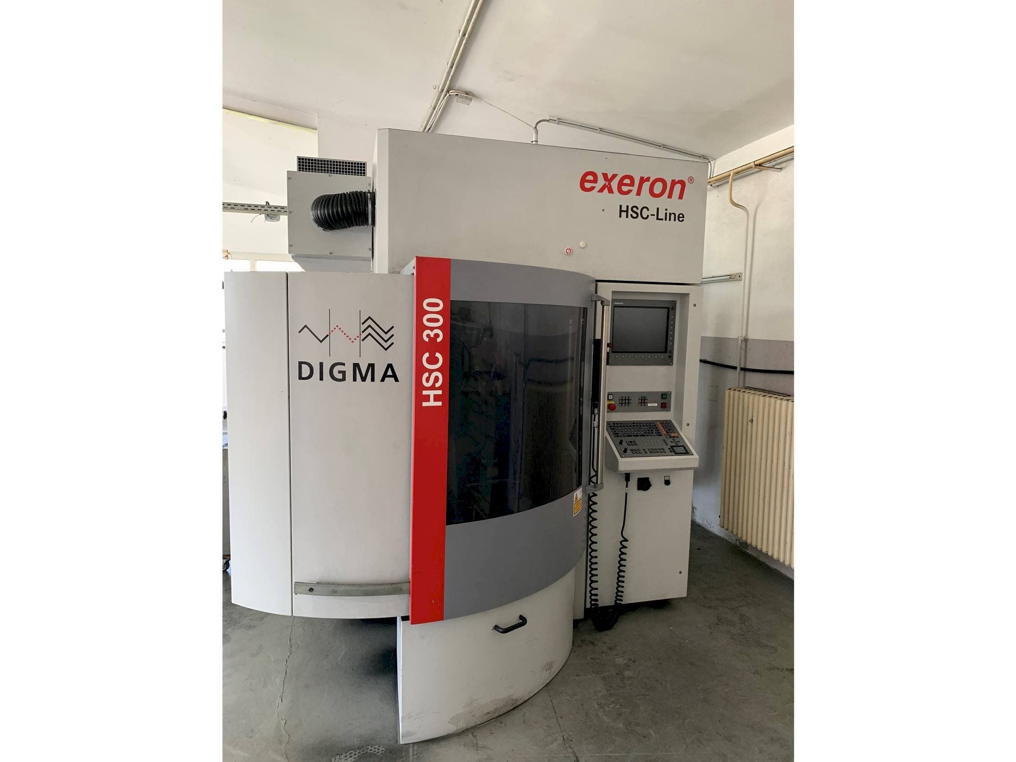 Front view of Exeron HSC 300P machine