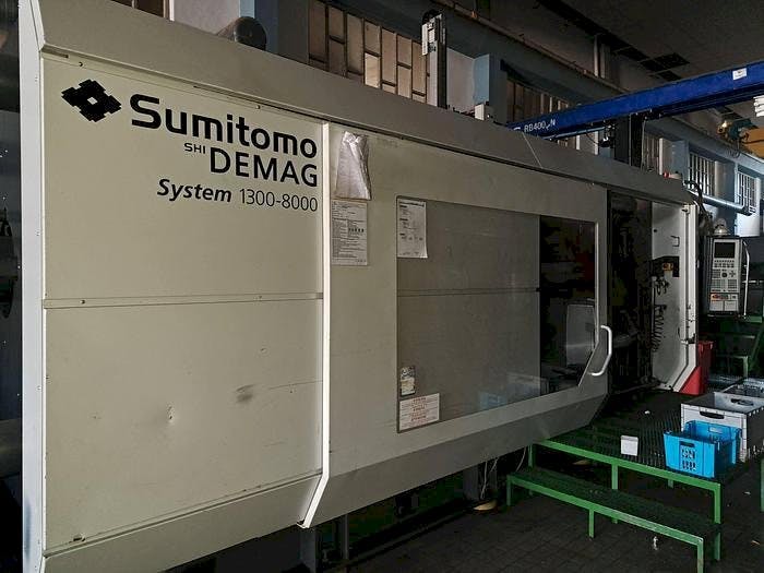 Front view of Sumitomo Demag 1300-8000  machine