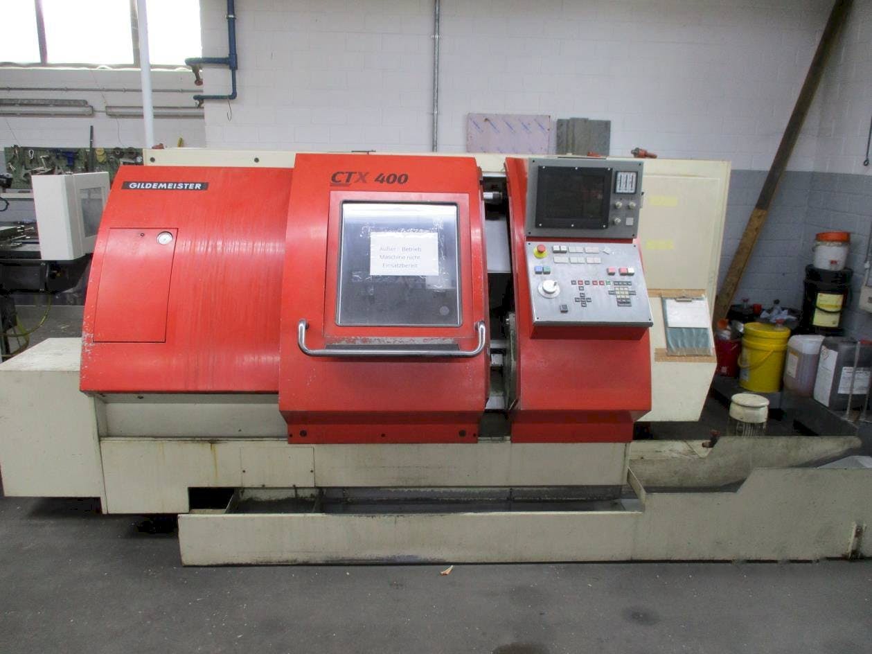 Front view of Gildemeister CTX 400  machine