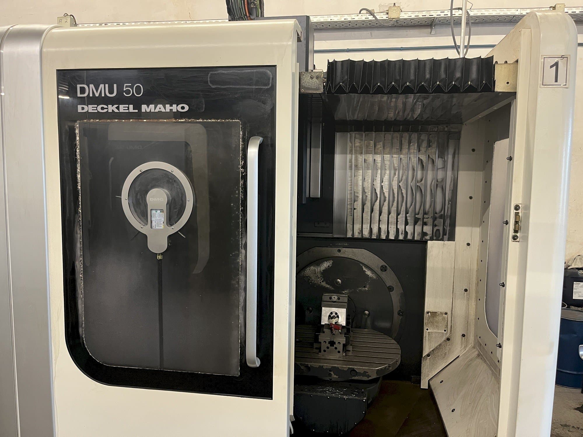 Front view of DECKEL MAHO DMU 50 machine