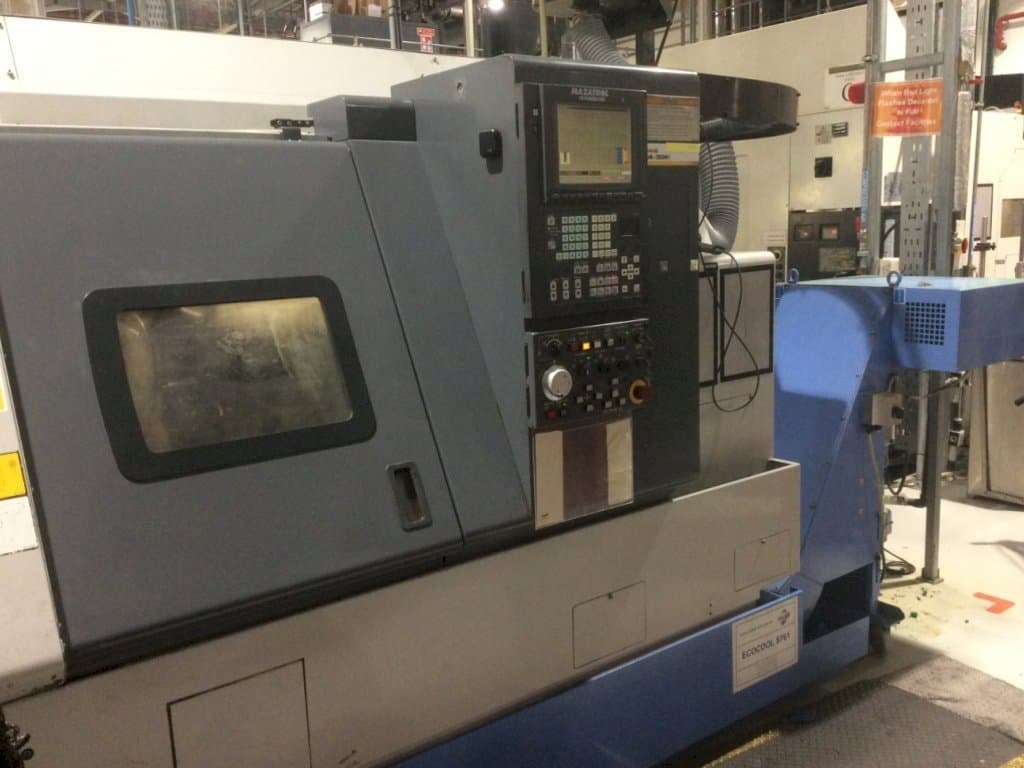 Left side view of Mazak Super Quick Turn 200M machine