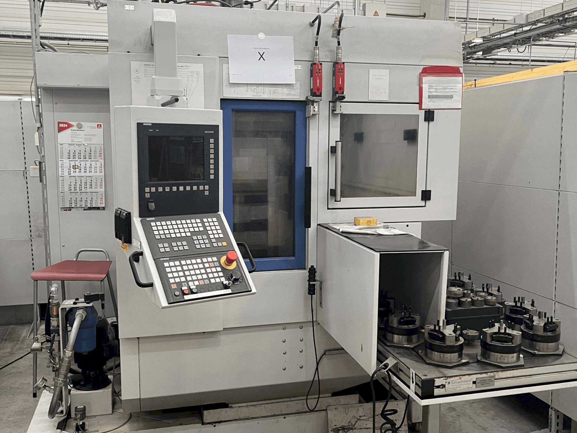 Front view of Scherer - Feinbau VDZ 100L machine