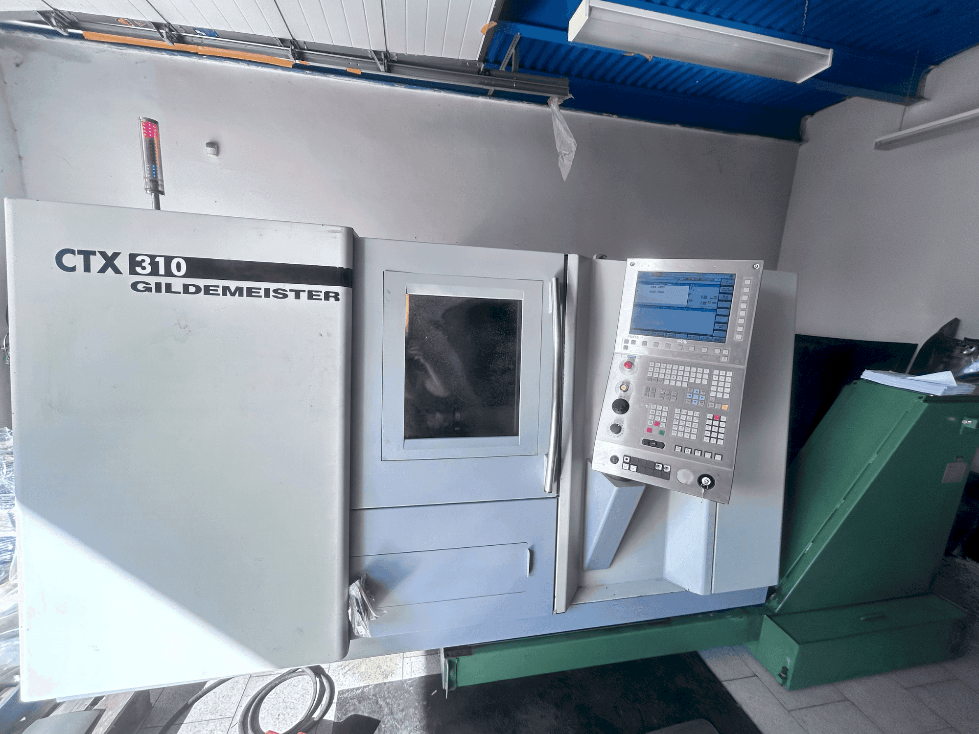 Front view of DMG Gildemeister CTX 310 machine