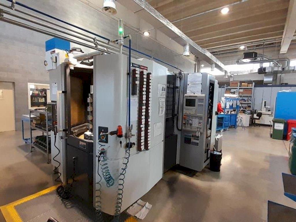 Front view of DMG NHX 4000 machine