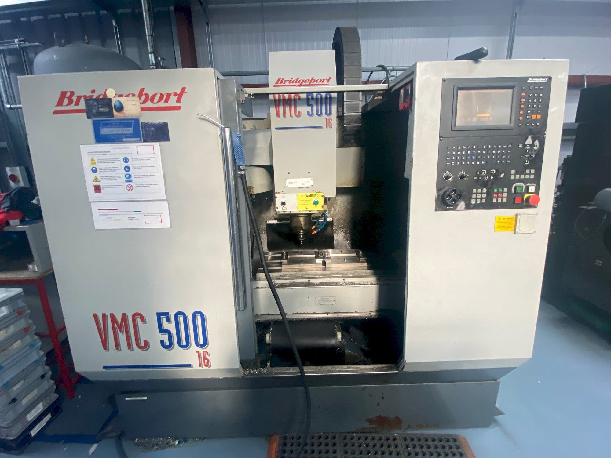 Front view of Bridgeport VMC 500/16  machine