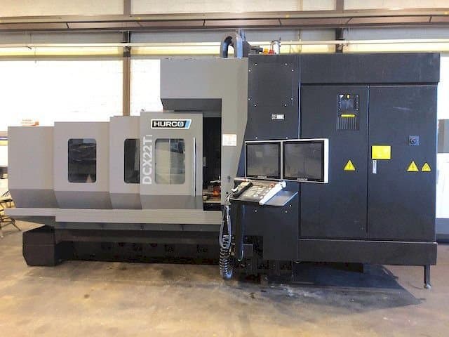 Front view of Hurco DCX 22Ti machine