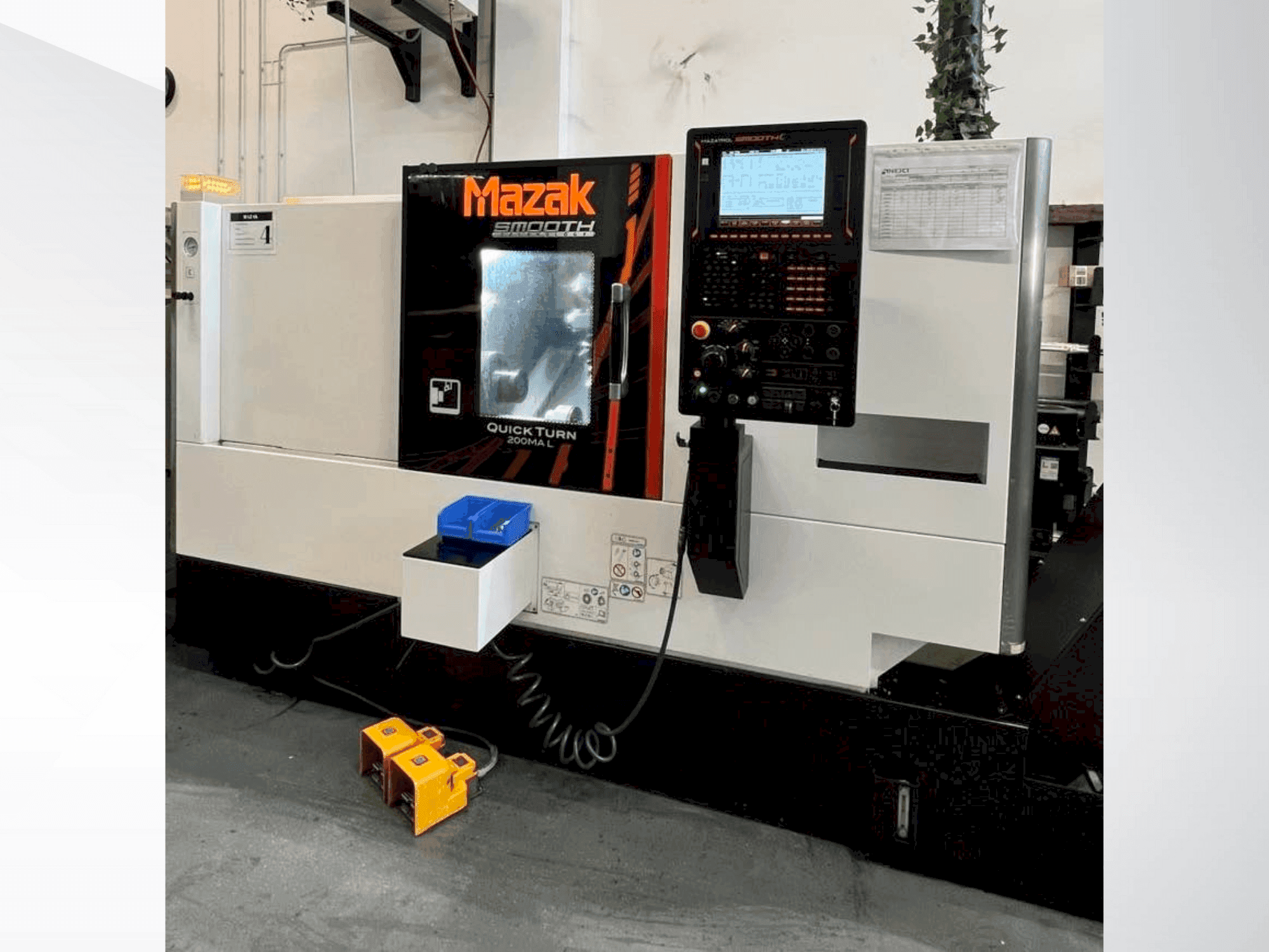 Front view of Mazak Quick Turn 200MA L  machine