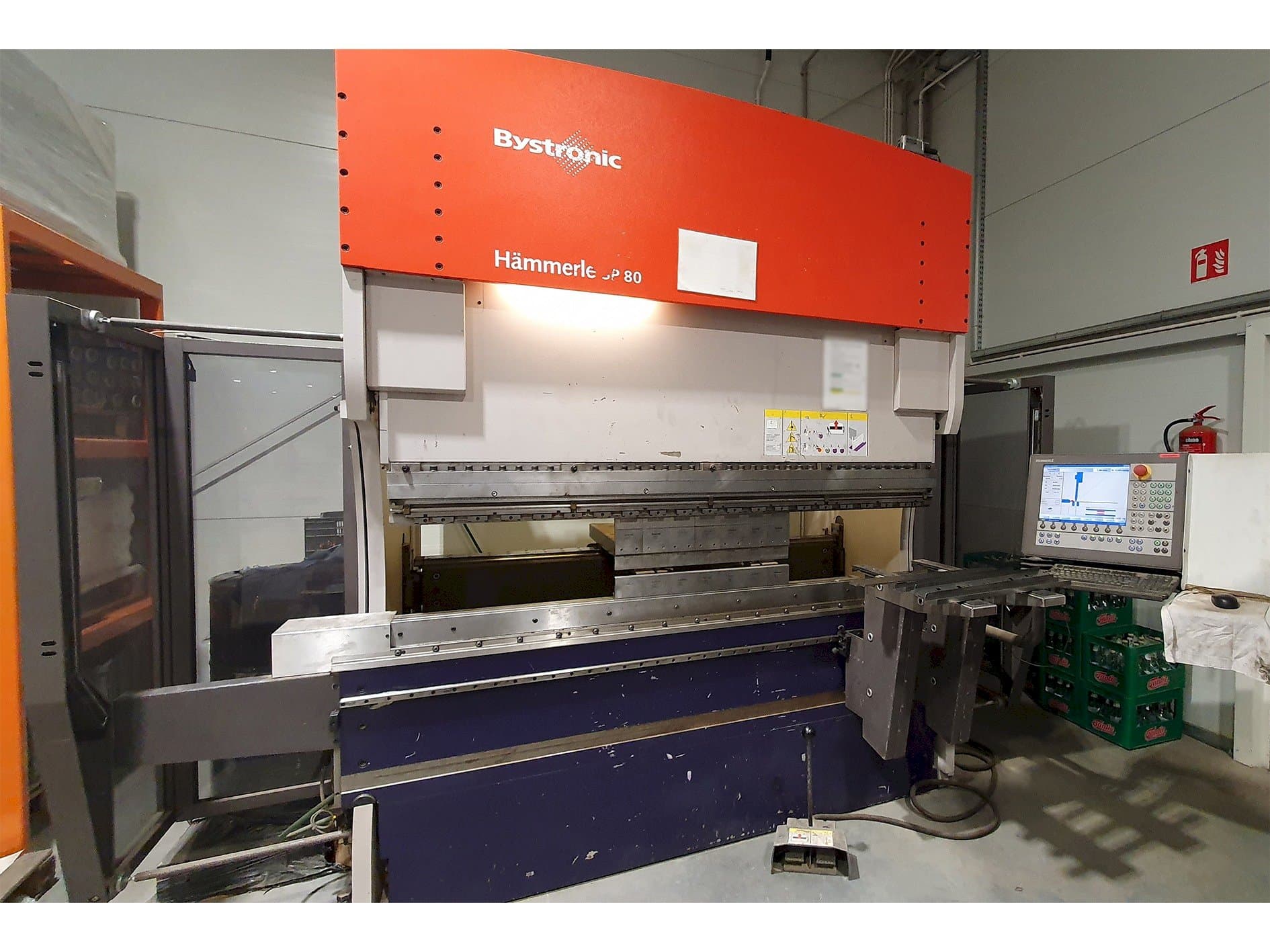 Front view of Bystronic 3P 80/210 machine