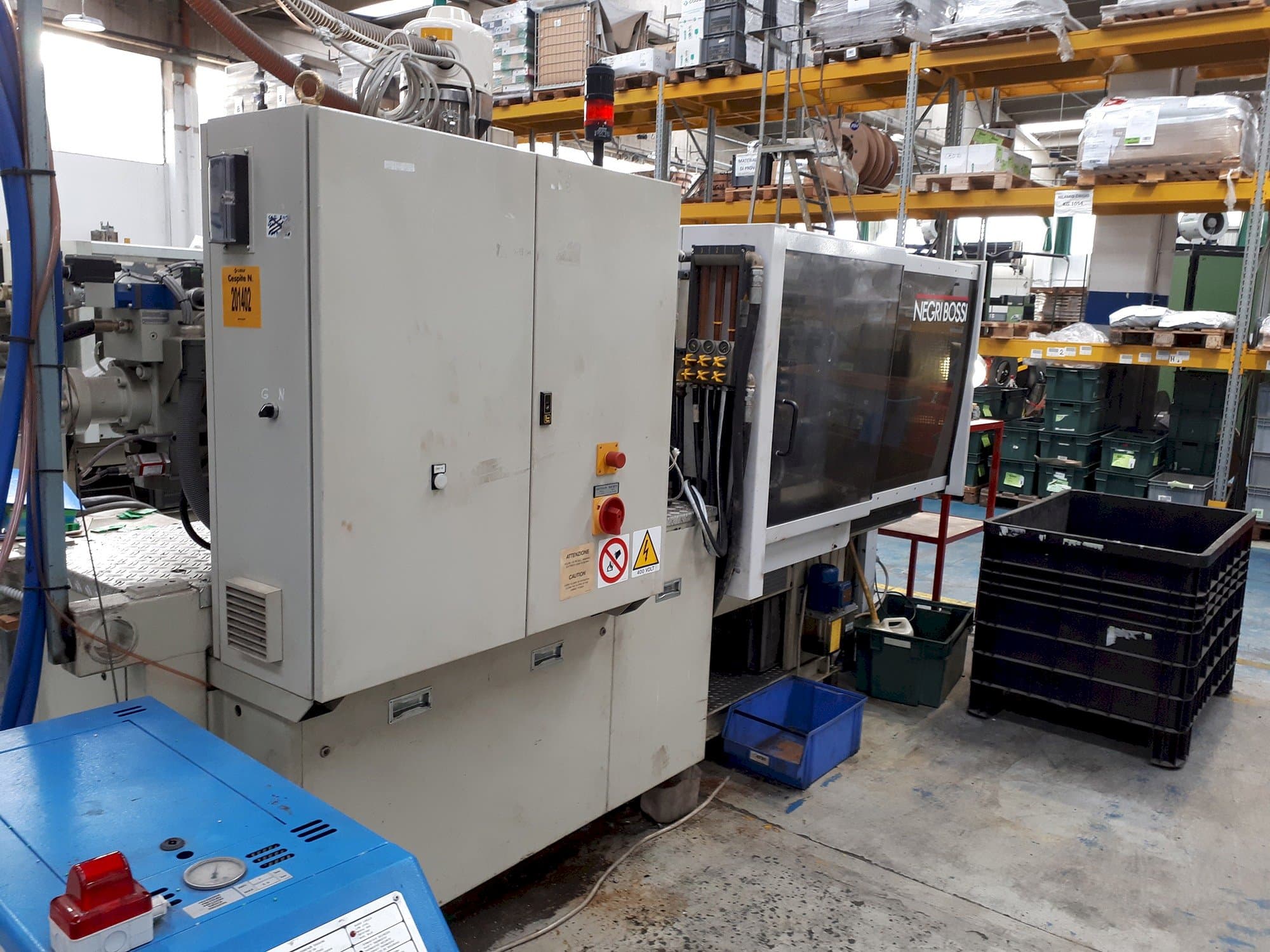 Left view of Negri Bossi V 70-200 Machine