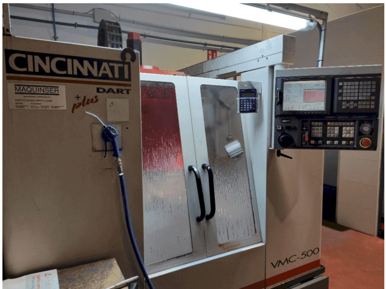Front view of Cincinnati Dart Plus VMC-500  machine