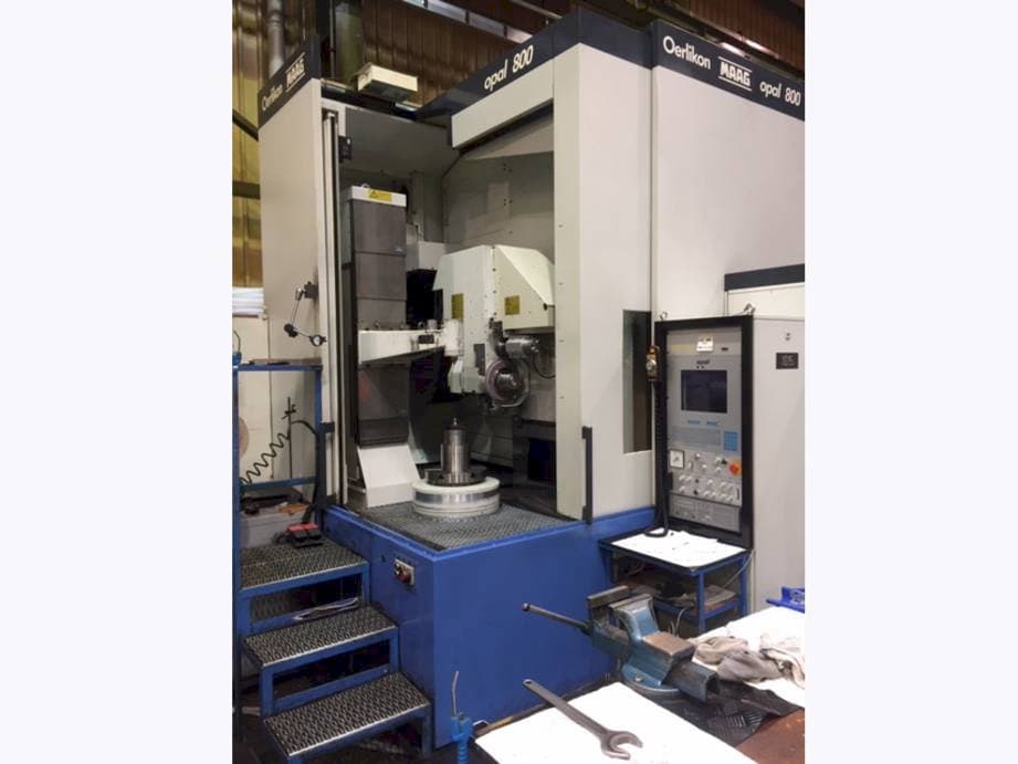 Front view of Oerlikon MAAG OPAL 800 machine