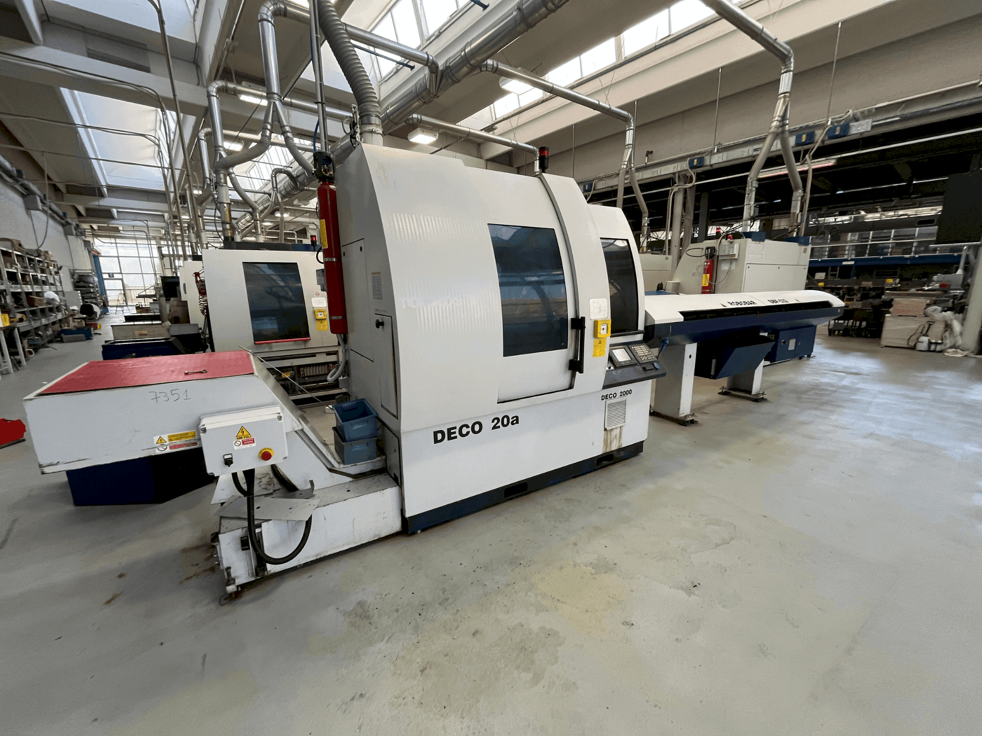 Front view of TORNOS DECO 20A  machine