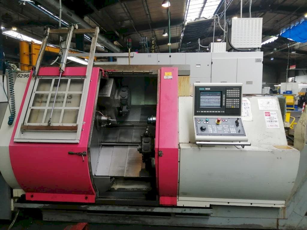 Front view of Gildemeister MF twin 65 machine