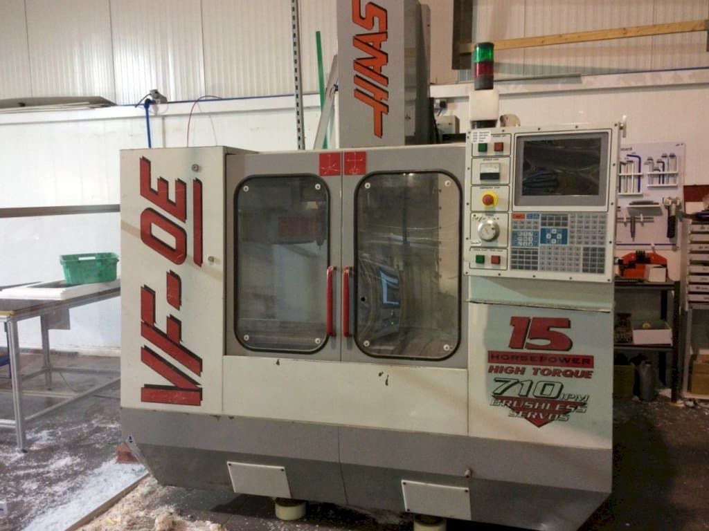 Front view of HAAS VF-OE machine