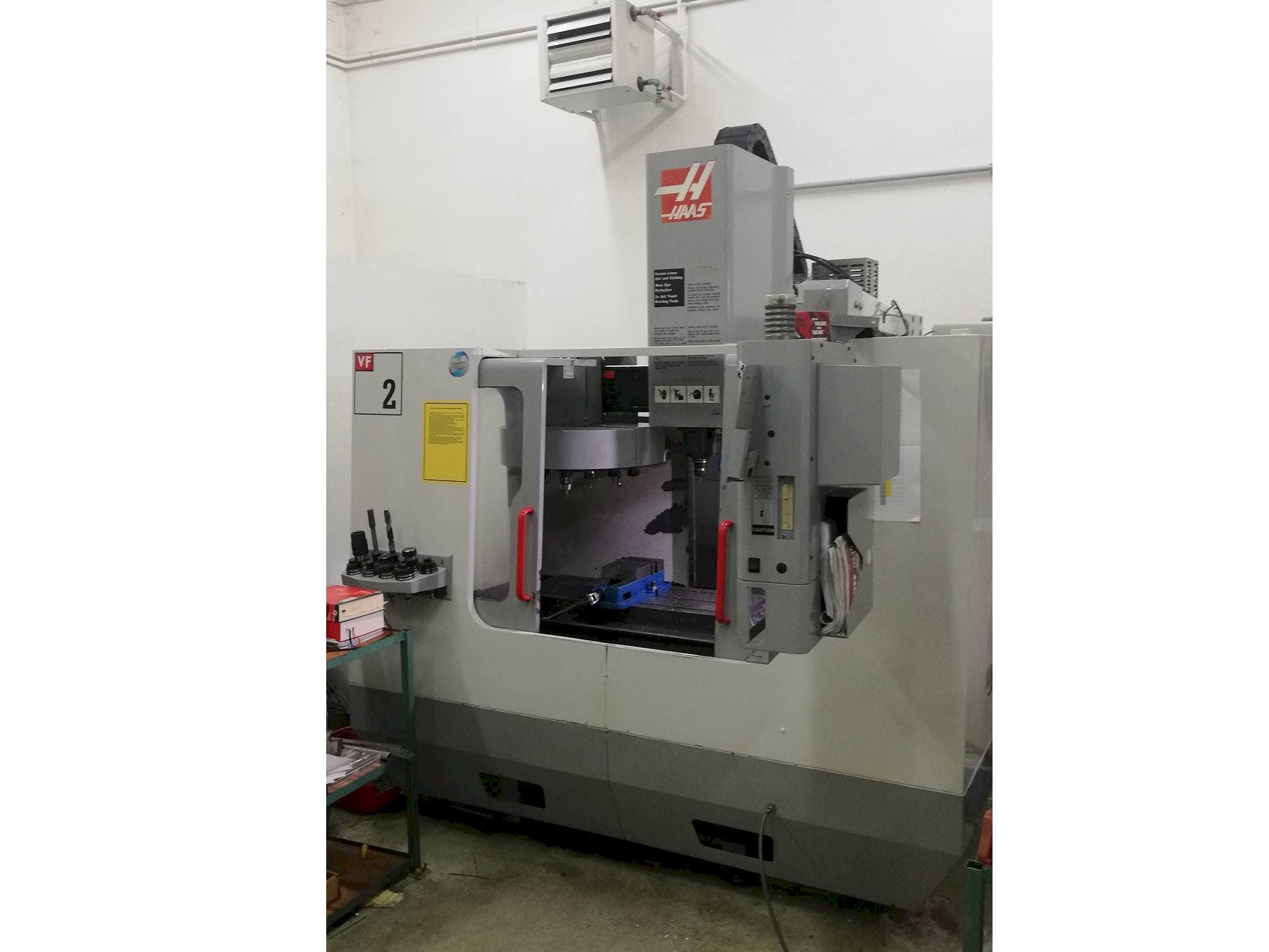 Front view of HAAS VF-2DHE machine