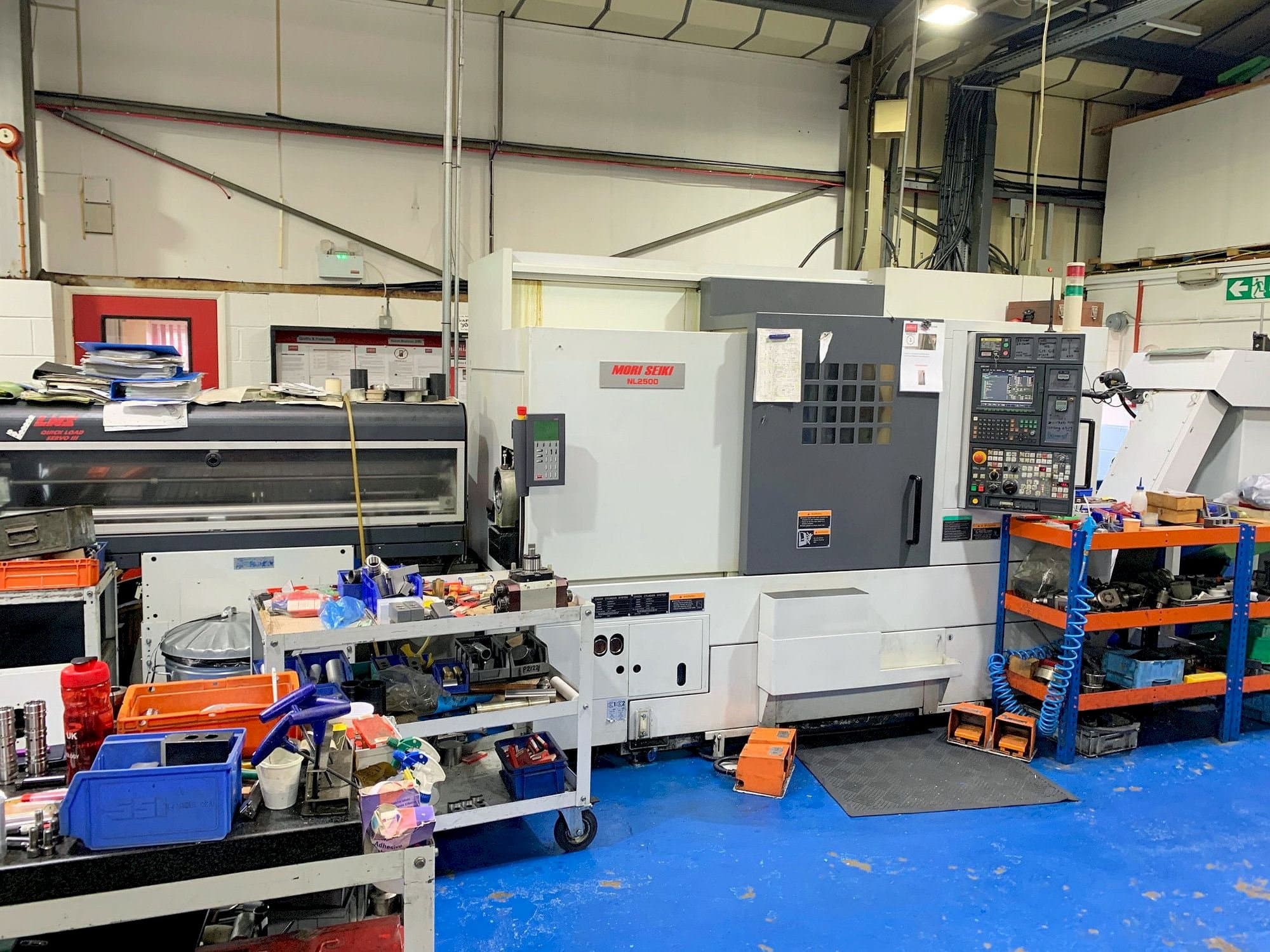 Front view of MORI SEIKI NL2500SY / 700 machine