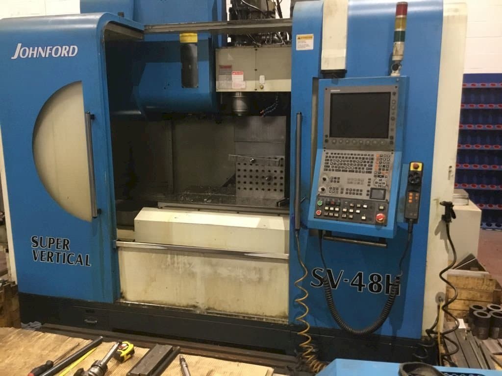 Front view of Johnford SV-48H machine