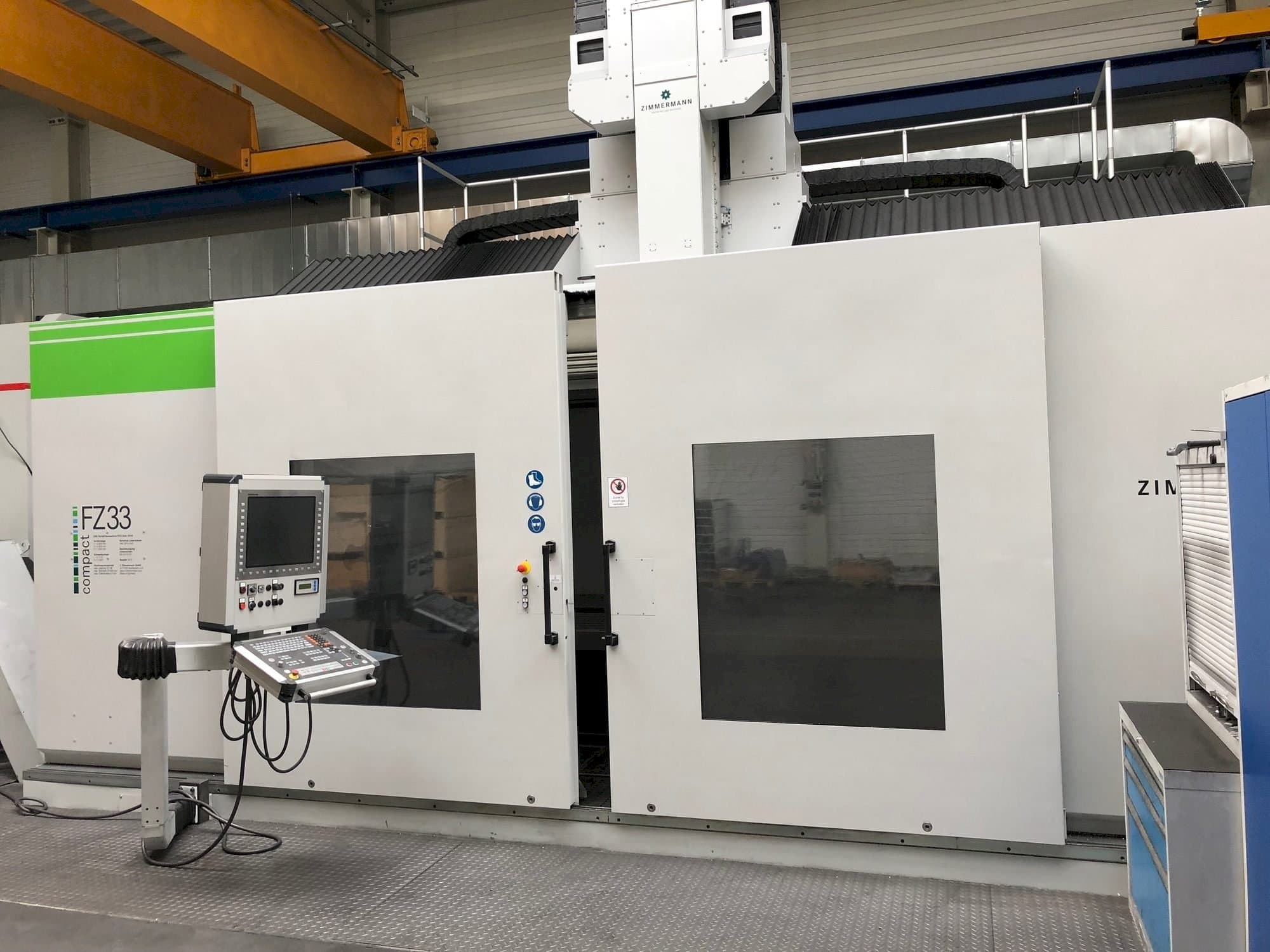 Front view of Zimmermann FZ33C machine
