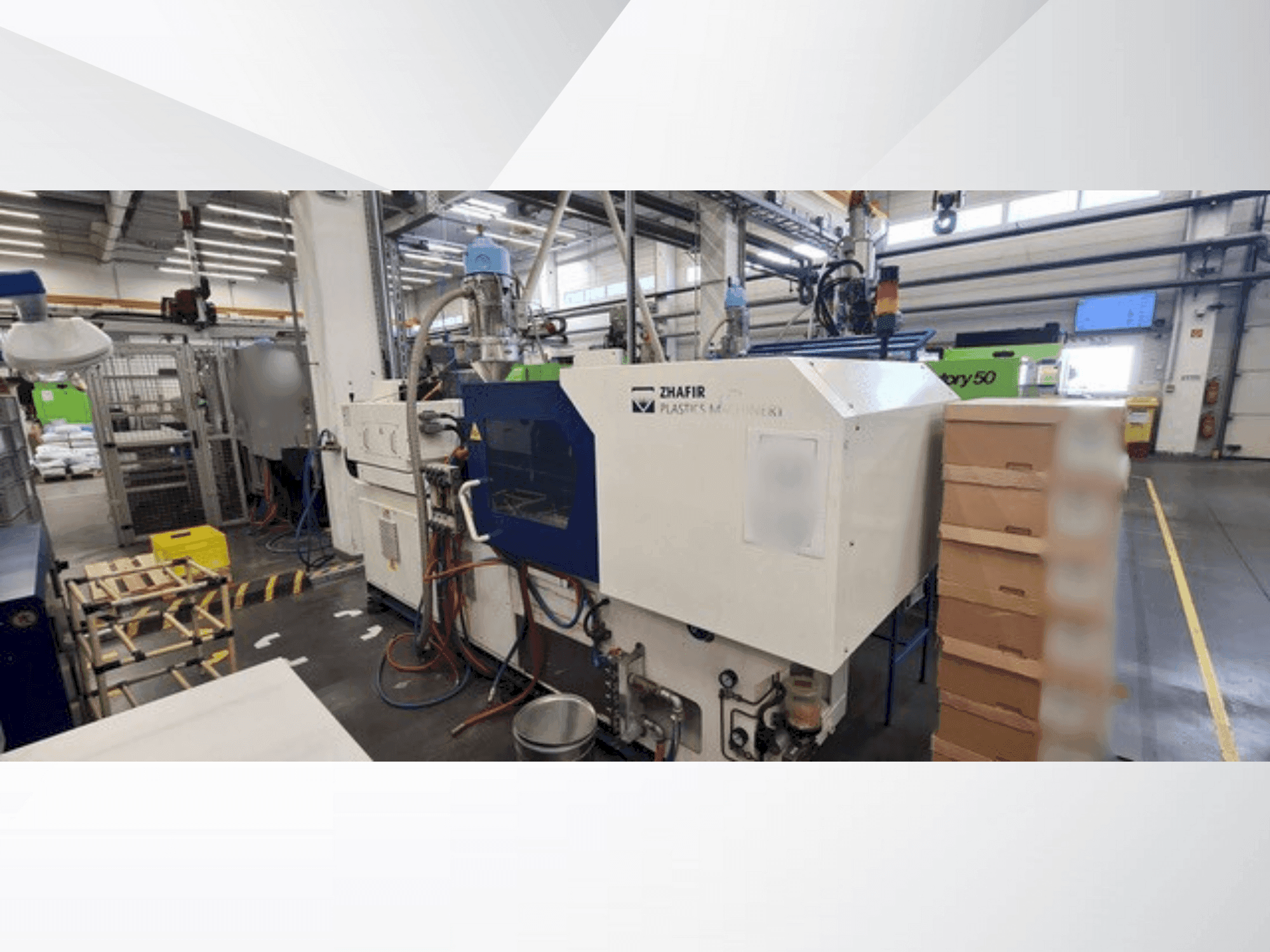 Front view of Zhafir VE 400/80  machine