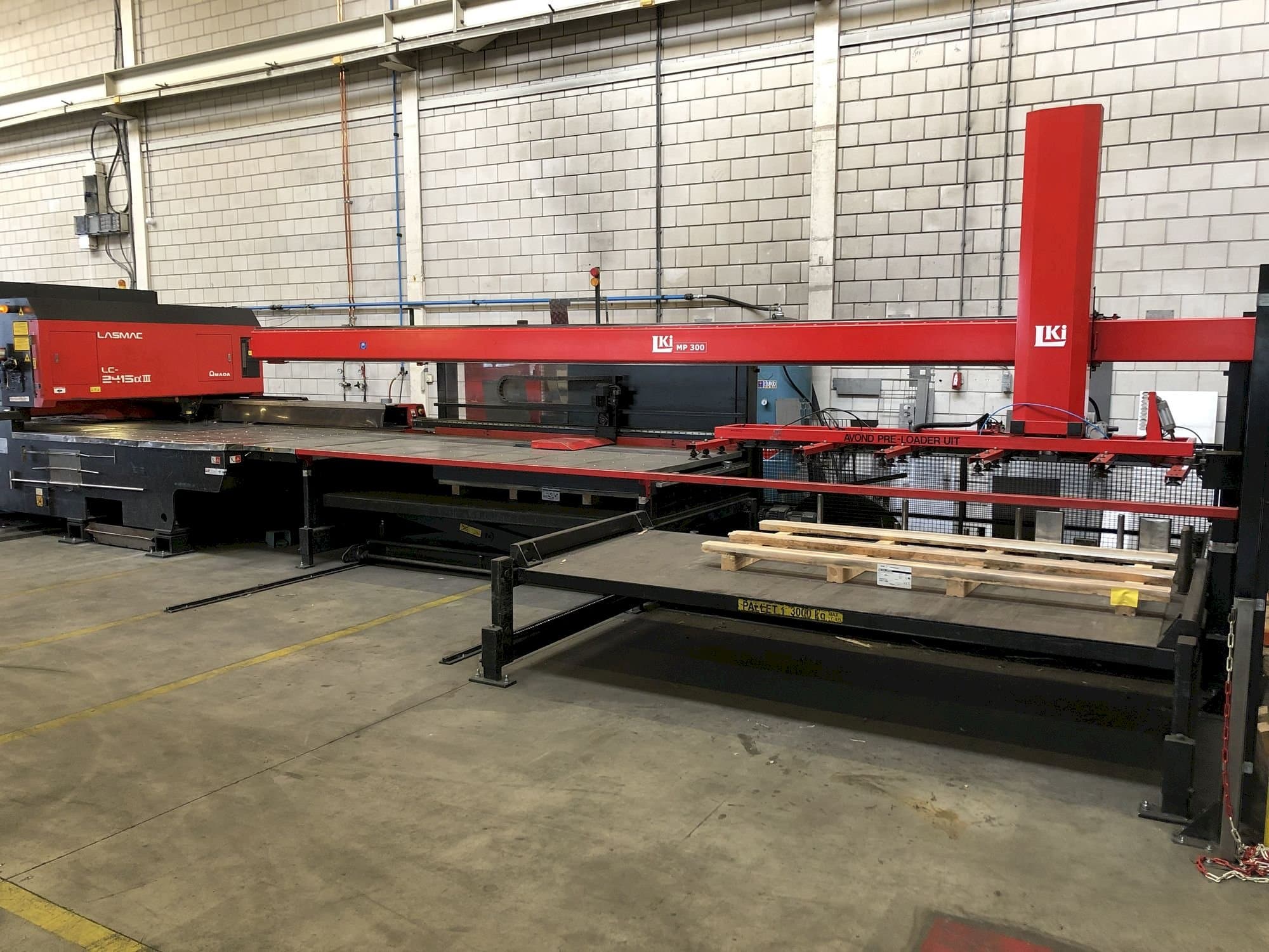 Front view of AMADA LC2415 ALPHA III  machine