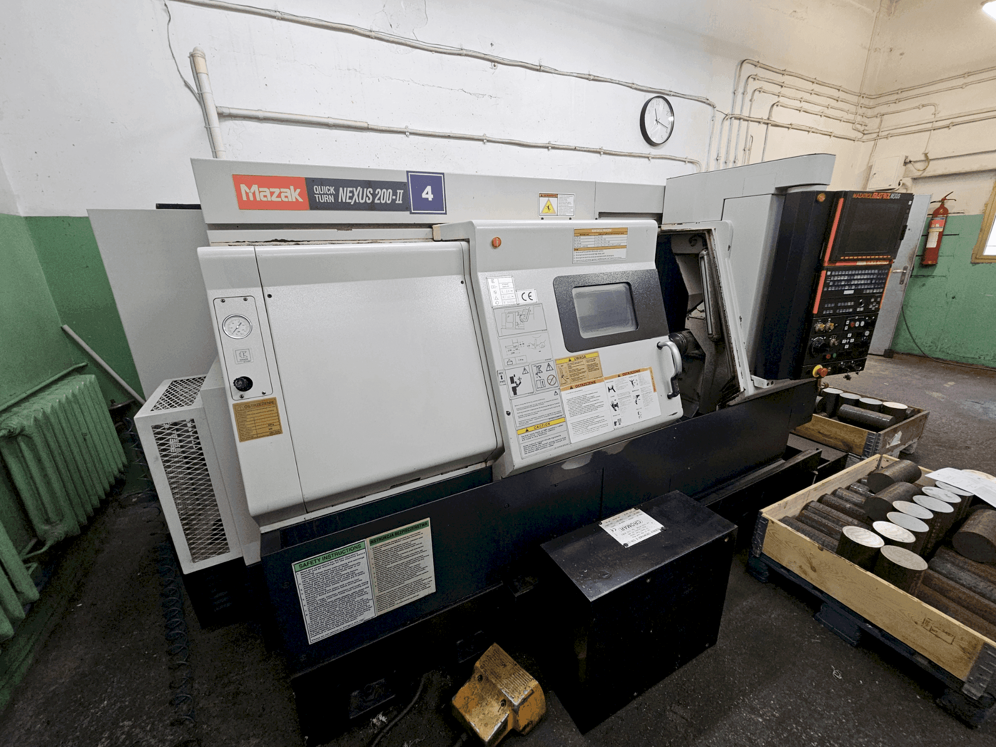 Front view of Mazak QUICKTURN NEXUS 200-II  machine